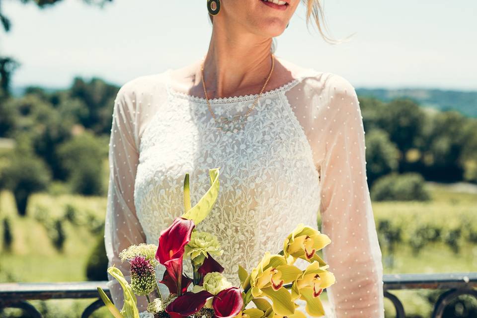 Bouquet de mariée original