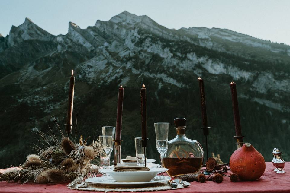 Dîner avec vue