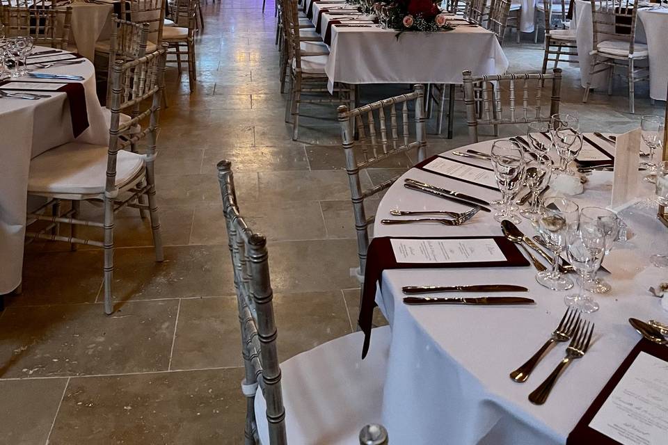 Décoration de salle avec régie