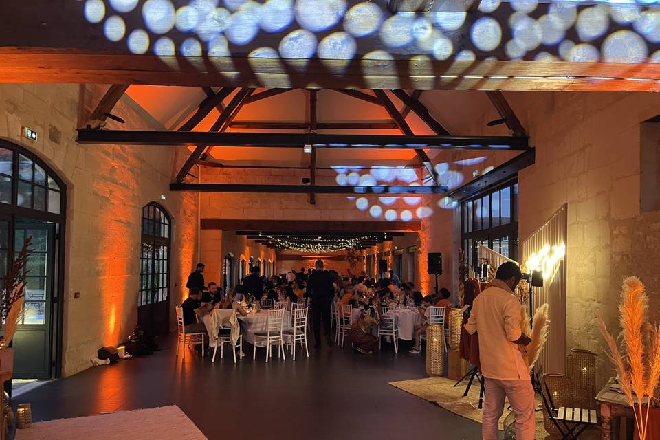 Eclairage de salle décoratif