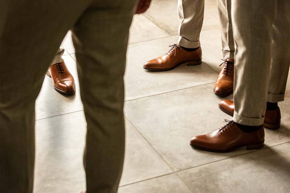 Brown shoes