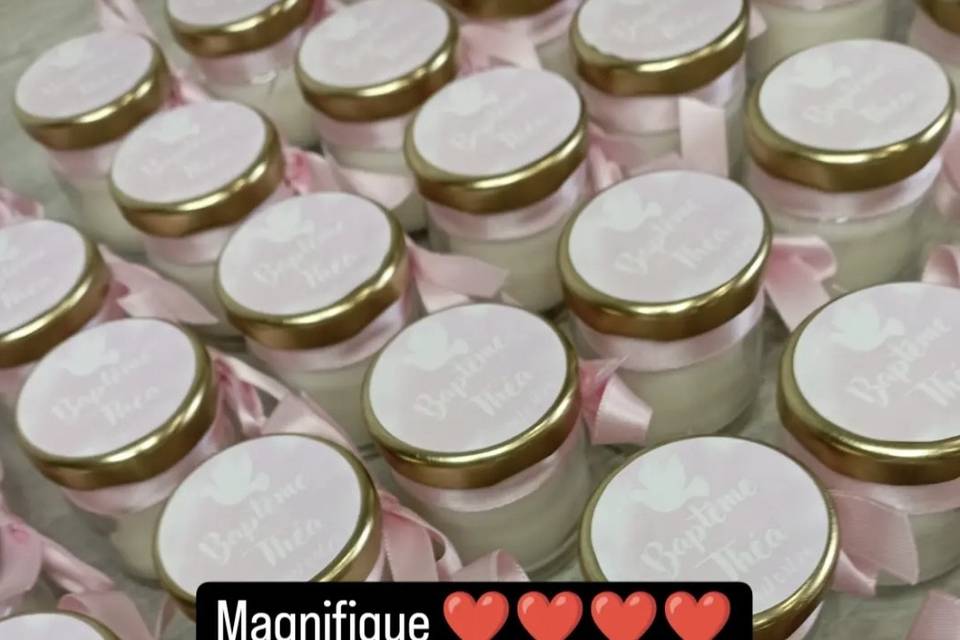 Bougie baptême