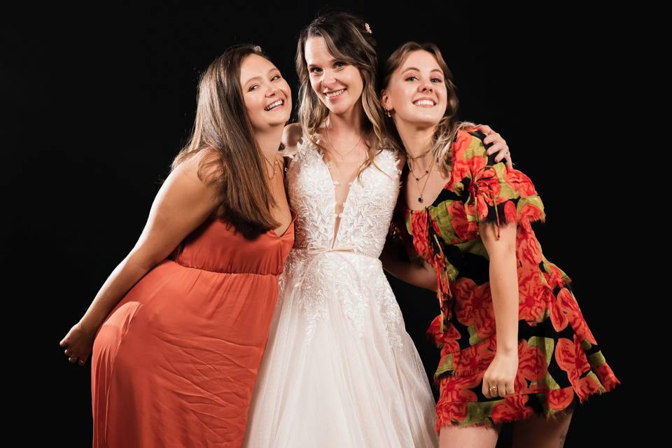 Studio photo pendant la soirée