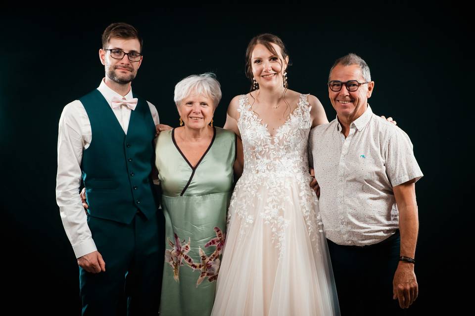 Studio photo pendant la soirée