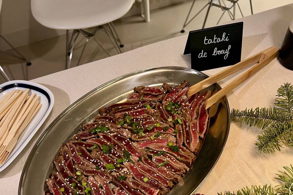 Tataki de bœuf à la japonaise