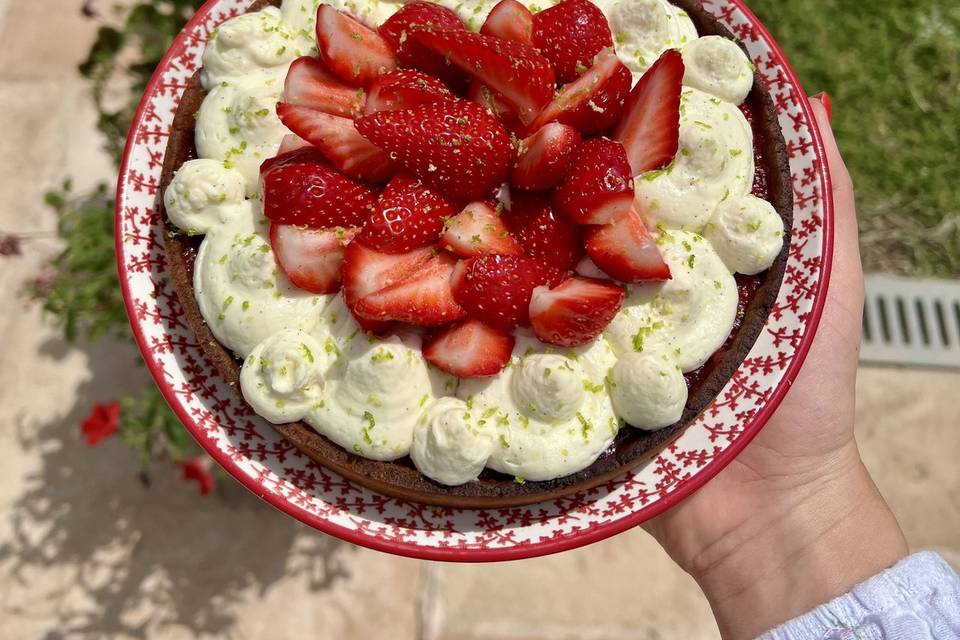 La tarte aux fraises