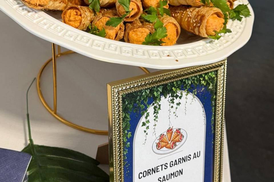 Cornet garnis