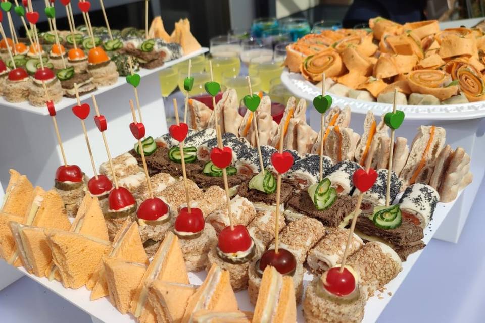 assortiment des canapés