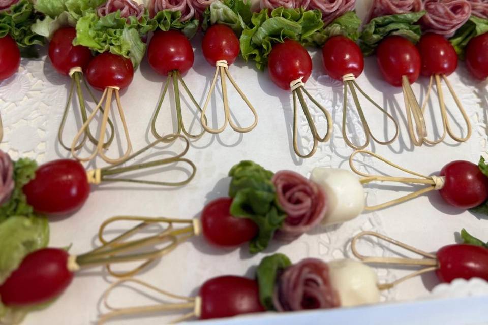 brochette tomate charcutérie