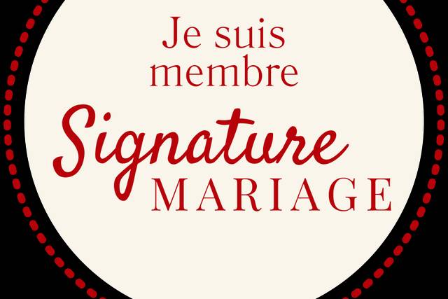 Signature mariage