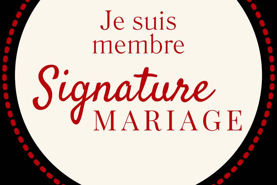 Signature mariage