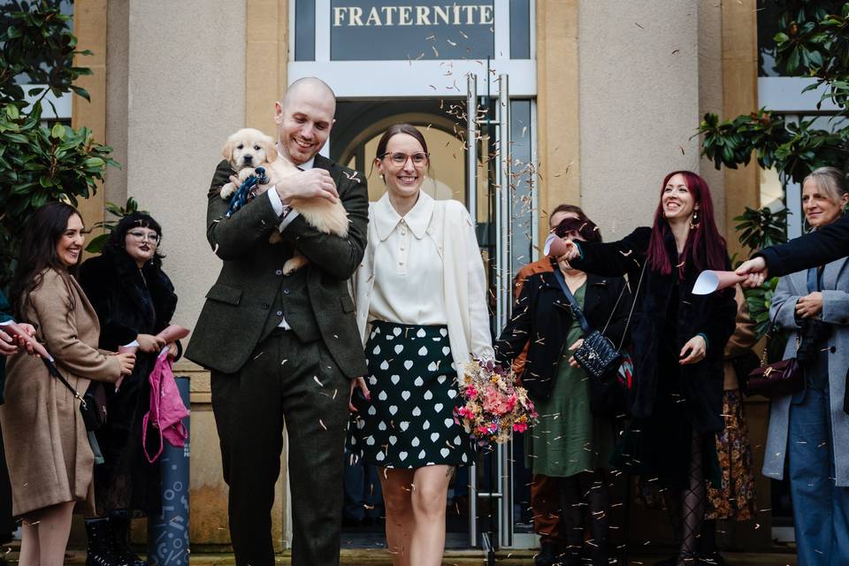 Sortie de mairie
