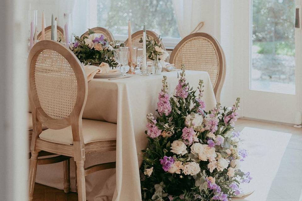 Table décorée