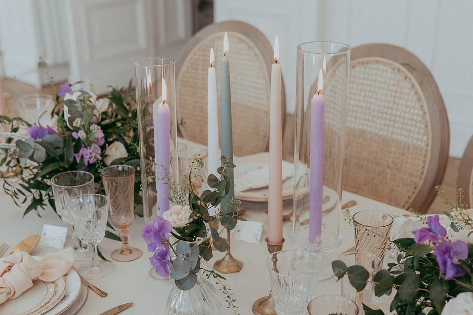 Table de mariage élégante