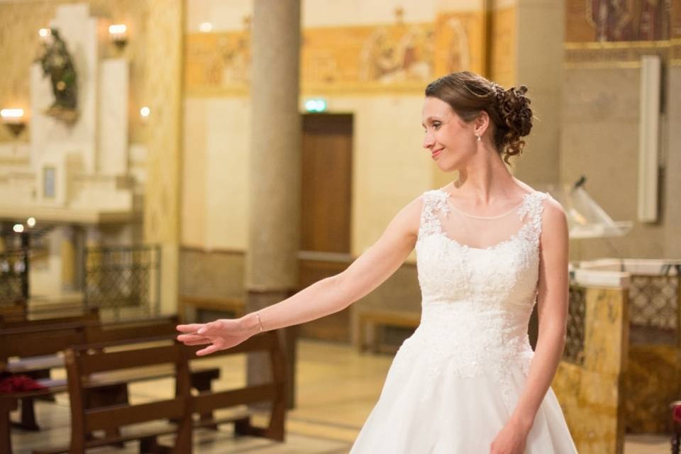 Maquillage et coiffure mariée