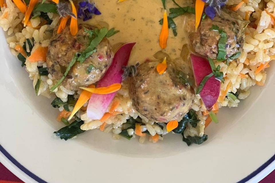 Boulettes végétariennes coco thai