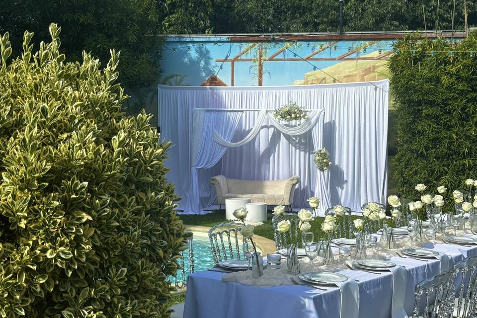 Tables en banquet