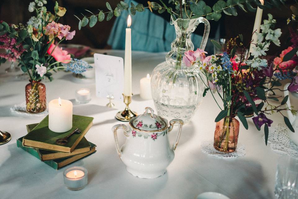 Décoration de table féerique