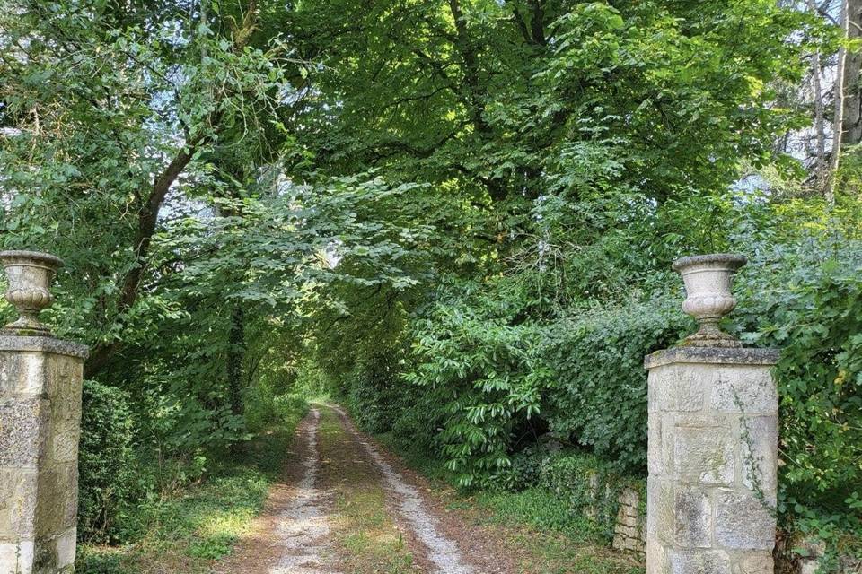 L'entrée du domaine