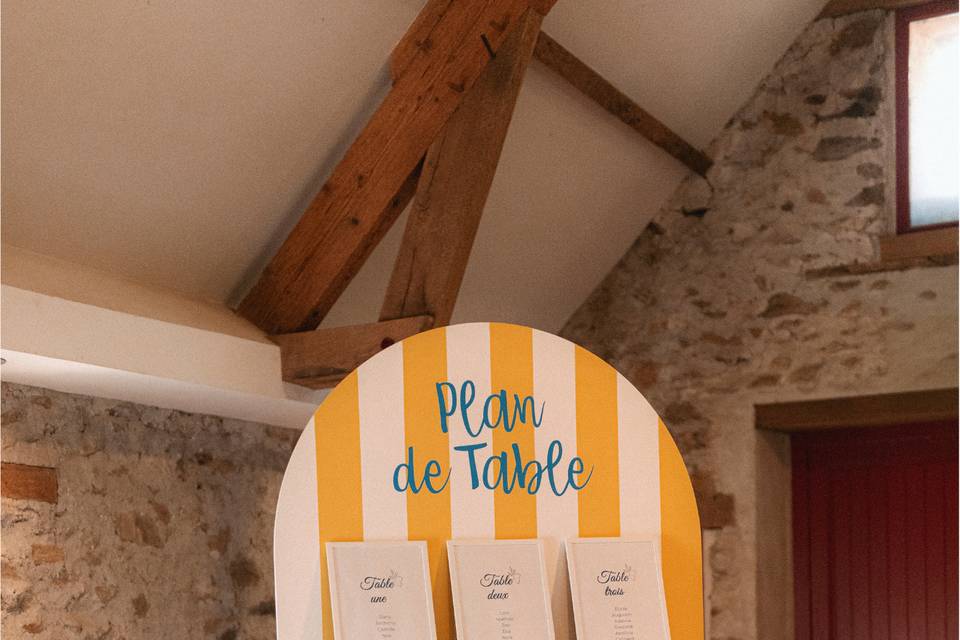 Plan de table Dolce Vita