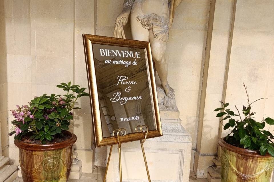 Panneau de bienvenue
