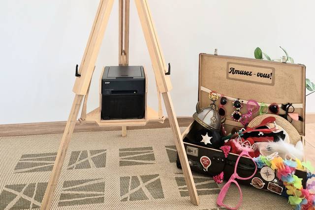 Photobooth et valise vintage