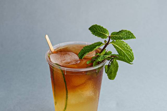 Iced tea peche yuzu