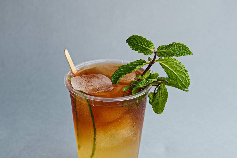 Iced tea peche yuzu