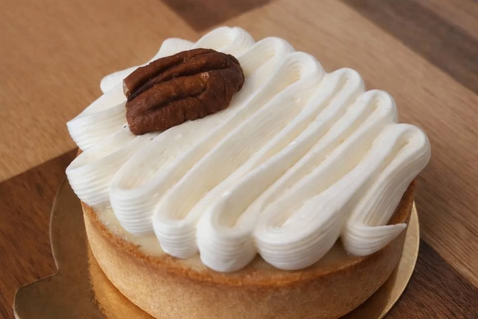 Tarte vanille pécan
