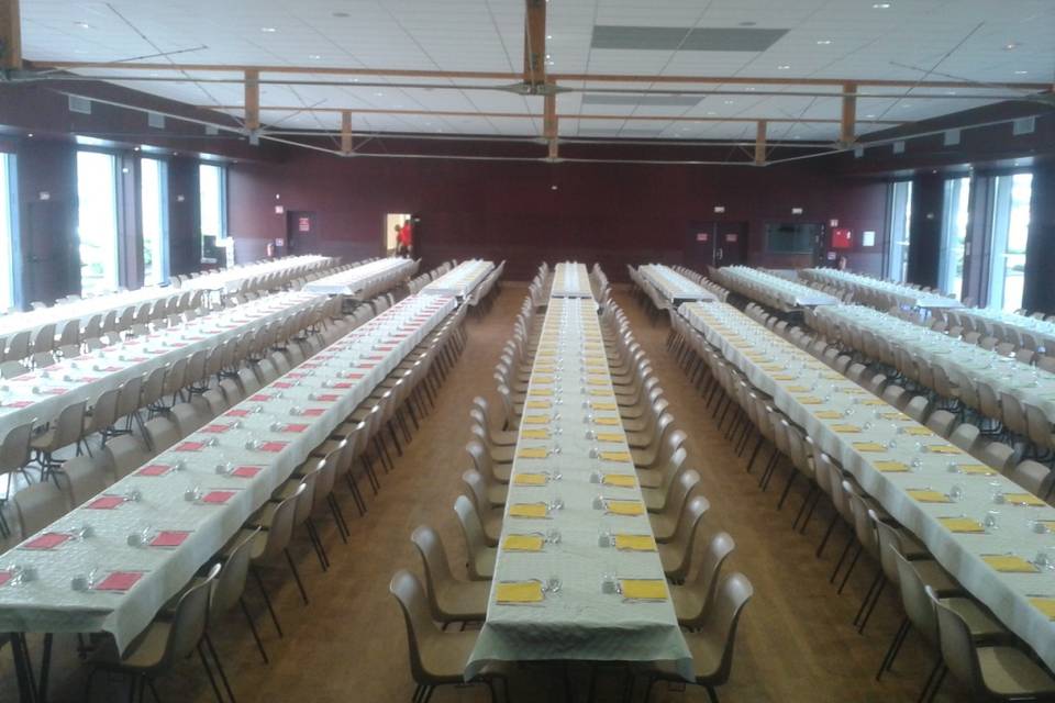 Repas de 600 personnes