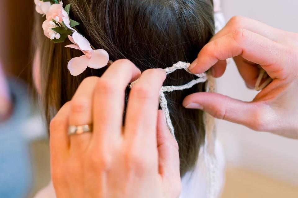 Couronne de fleurs