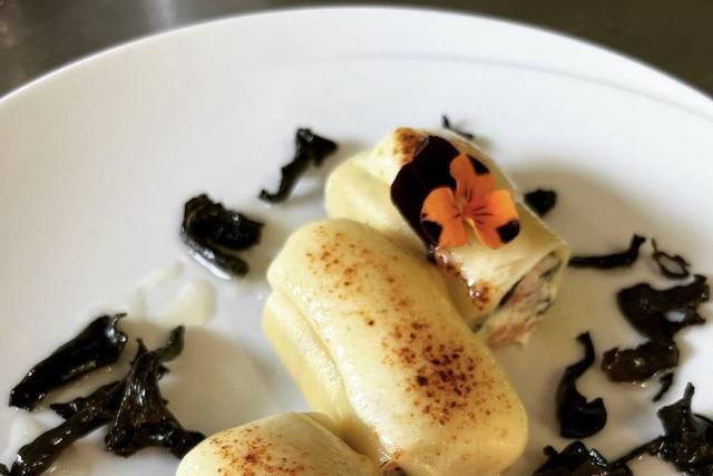 Cannelloni saumon & trompette