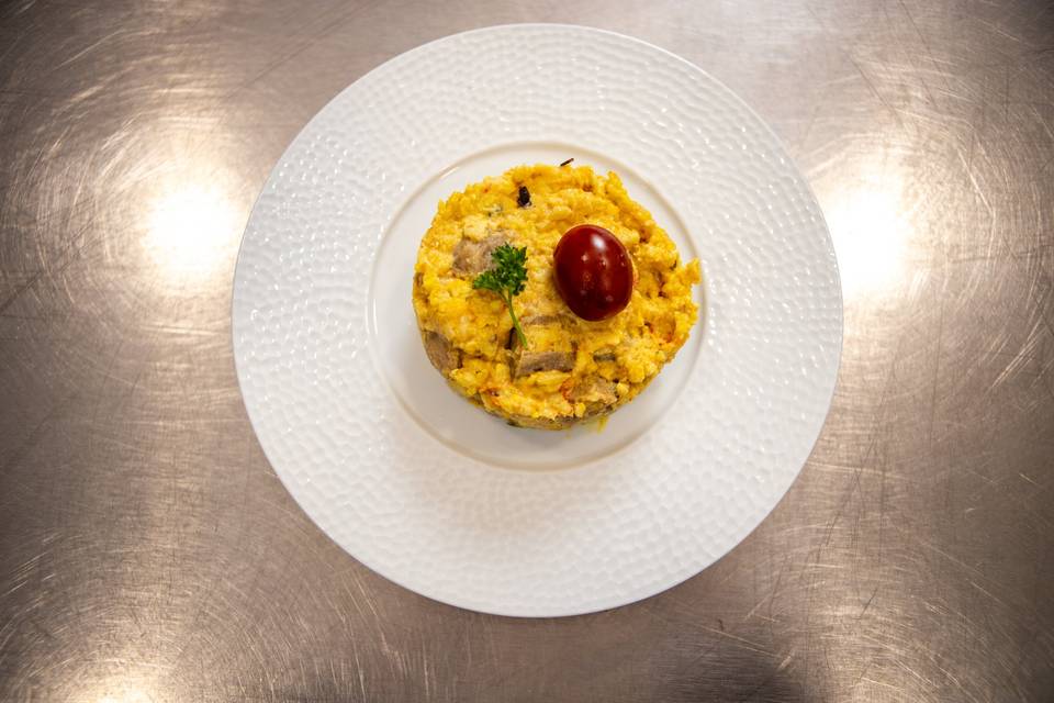 Entrée dressée
