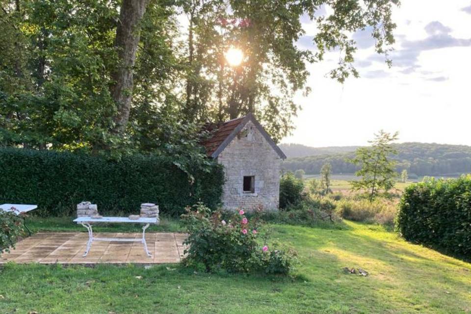 Terrasse ombragée