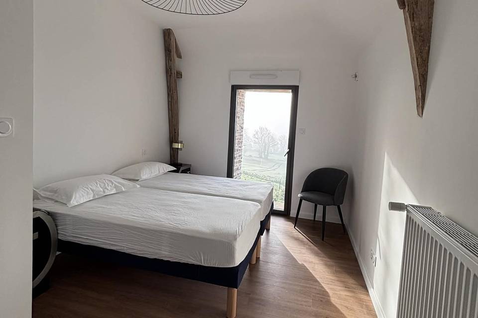 Chambre double grand gîte