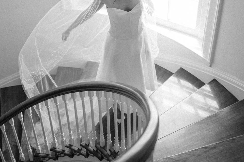 Voile dans le vent