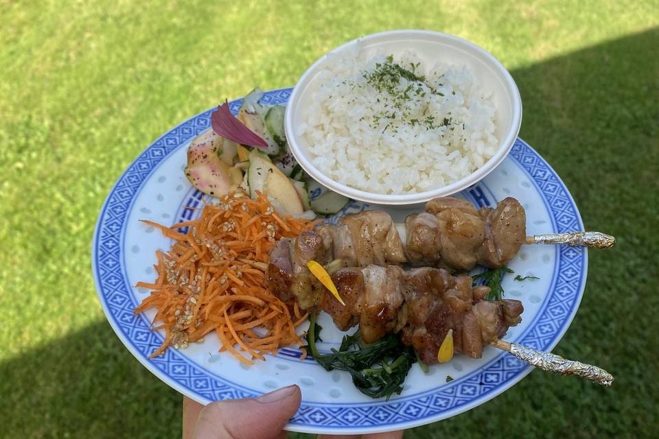 Assiette Yakitori - événement