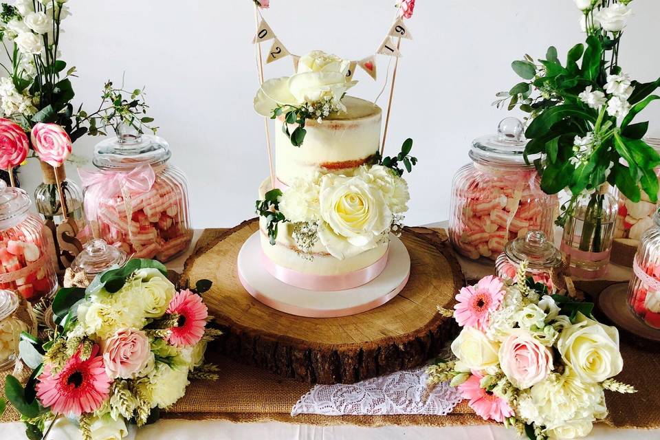 Sweet table et wedding cake