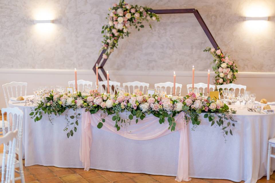 Table d'honneur grange