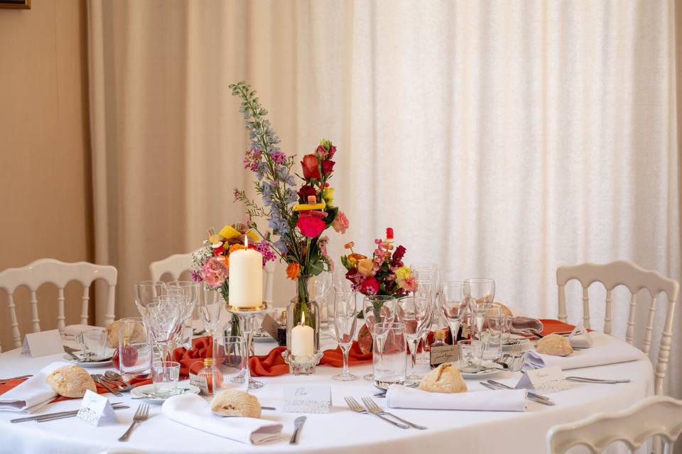 Décoration de table château