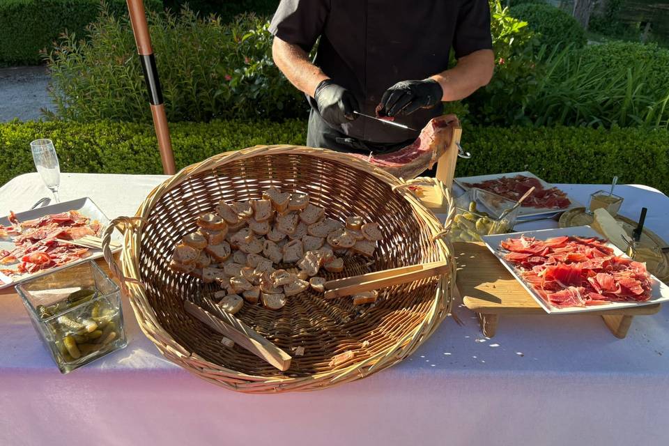 Animation découpe de jambon