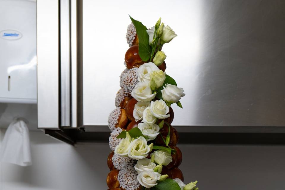 Pièce montée choux vanille