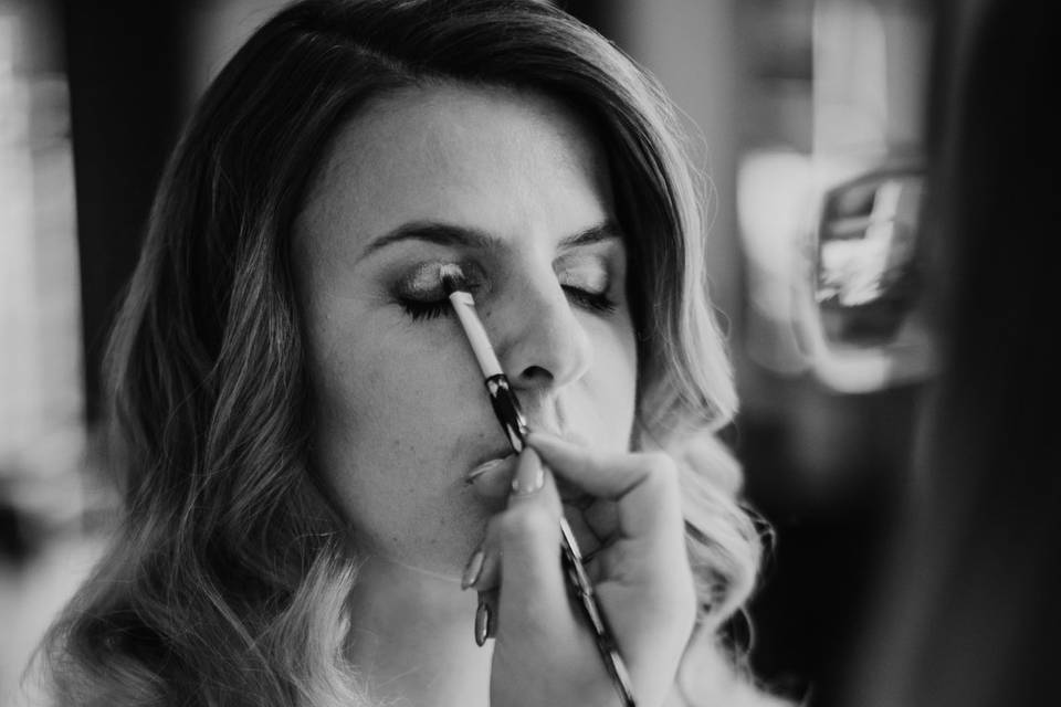 Maquillage de la mariée