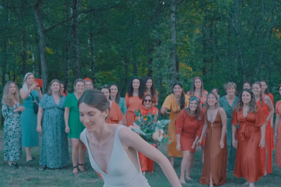 Lancé de bouquet