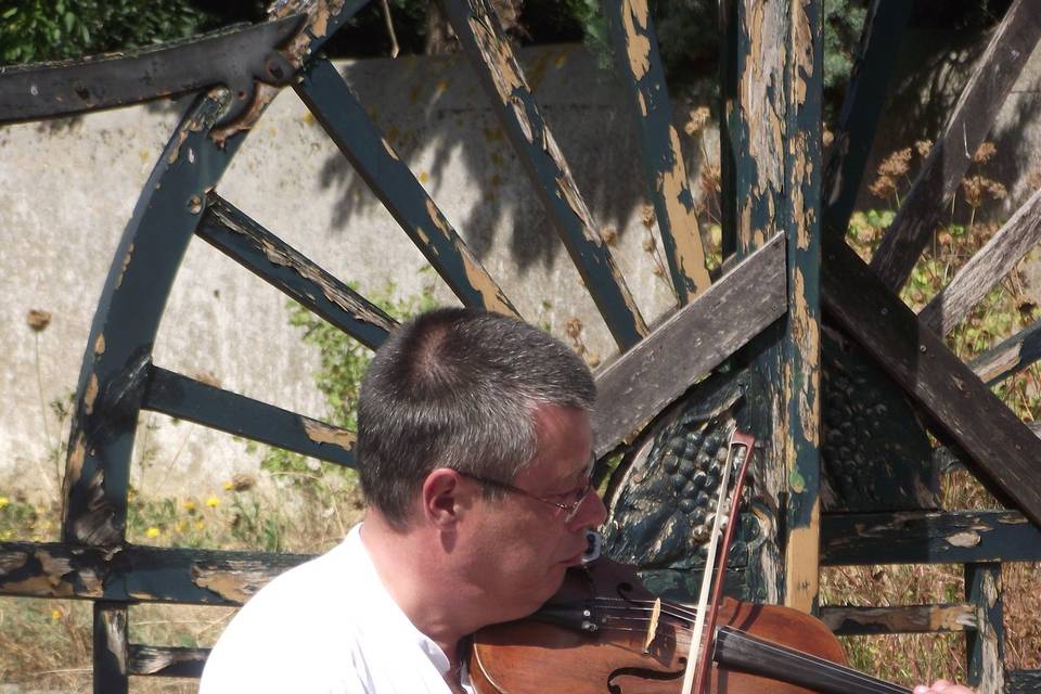 Christophe au violon