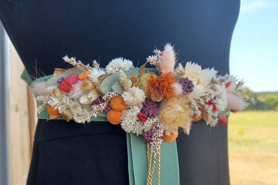 Ceinture fleurie