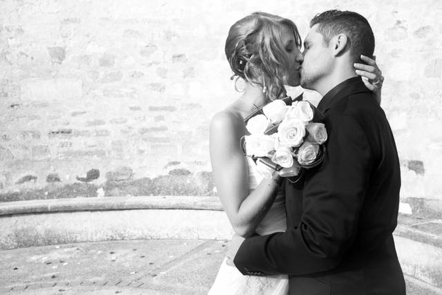 Le baiser des mariés