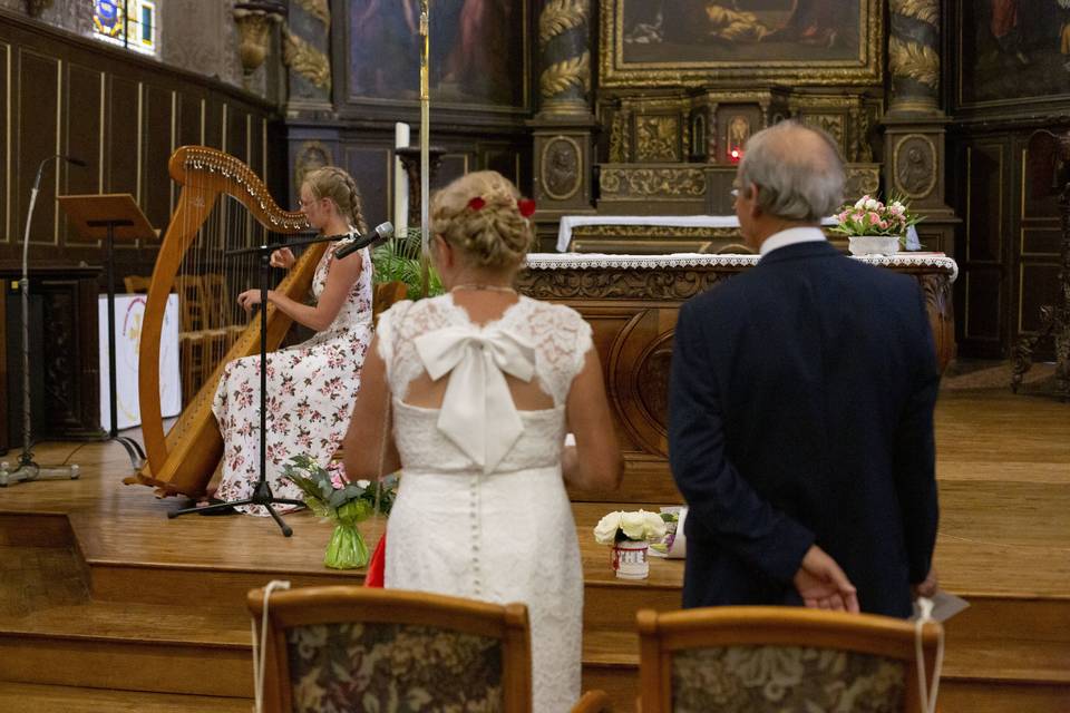 Noces d'or - cérémonie église