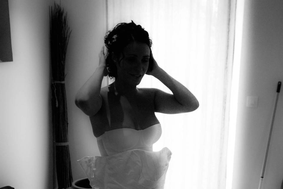 Préparatif de la mariée