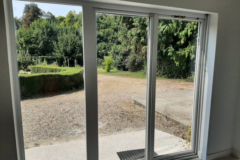 Vue sur le jardin